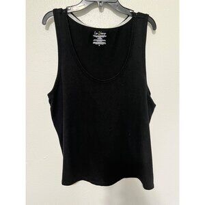 Live 2 Lounge Tank Top Scoop Neck Black Womans XL